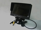7 inches wide voltage display Gao Qingliang LCD screen On-board monitoring line 2 RCA video of the lacquer that bake visor