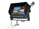 7 inch car display hd built-in DVR four-way video 32 gb SD card inventory playback Four images segmentation