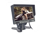7 inch car monitor, air interface, waterproof, connecting line 2 video audio reversing switch all the way Visor appearancev