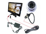 9 inch black monitor real-time monitoring Hd home outfit Waterproof air head