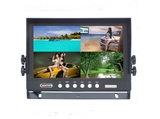 9 inches quad monitors Bus/harvester/bus/truck monitoring system of four road show at the same time