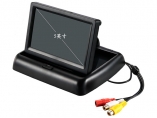 5 inch car monitor, 2 video,Foldable appearance