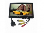 7 inch LCD monitor Small LCD video monitor BNC2 road home computers can pick up camera, video recorder and other monitoring equipment
